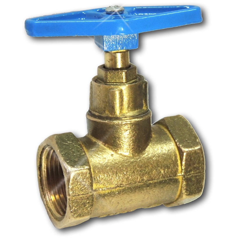 Клапан запорный латунь 15б3р Ду 32 Ру16 ВР прямой ТУ 206-3973235-01-93 Цветлит ZW20012, DN 32